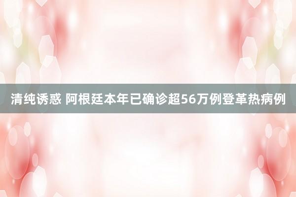 清纯诱惑 阿根廷本年已确诊超56万例登革热病例